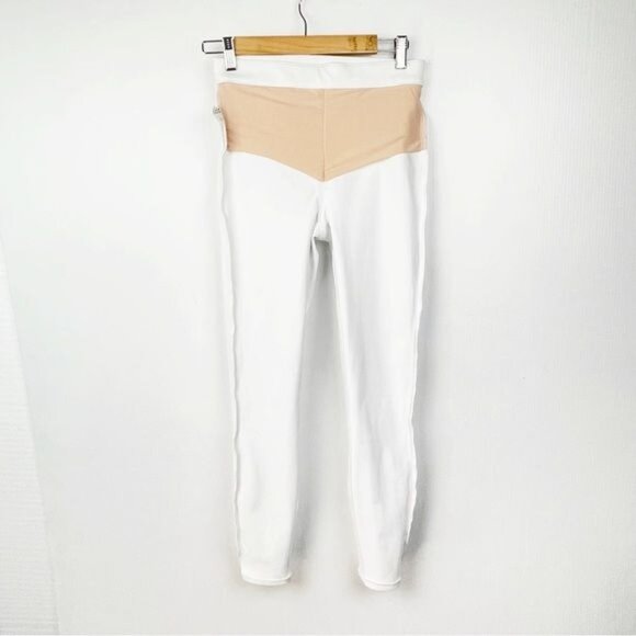 Spanx jean-ish ankle leggings medium denim looking pure white Size Small - Picture 5 of 13